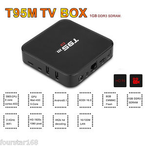 Smart TV BOX Android 5 1 8GB KODI 16 0 Fully Loaded 4K WIFI 3D Dolby