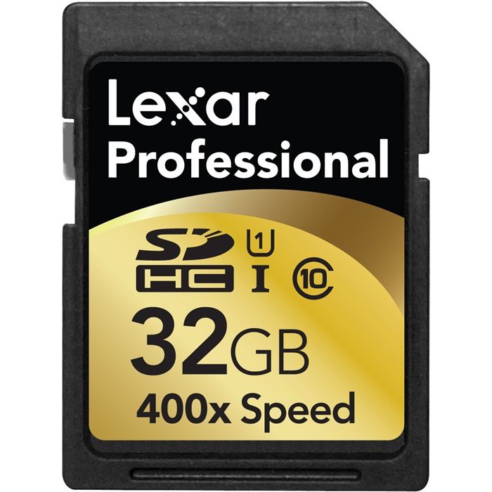 Lexar SD Card 32 Go 400X Professional UHS I Vitesse de transfert
