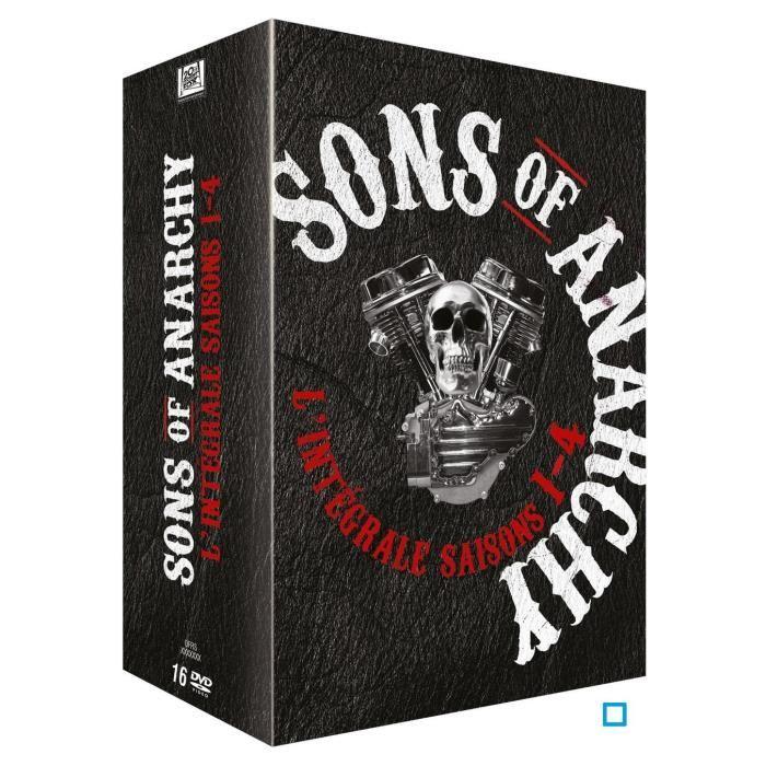 DVD Coffret sons of anarchy, saisons 1 à 4 en dvd série pas cher