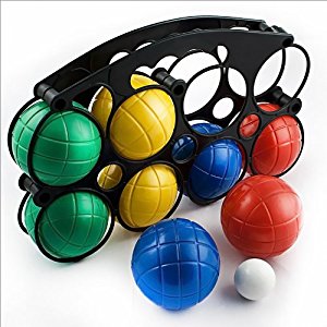 Relaxdays Set jeu de boules 8 Boules de pétanque: Sports