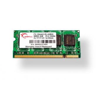 Skill Mémoire pour ordinateur portable F3 12800CL9S 4GBSQ 4GB DDR3