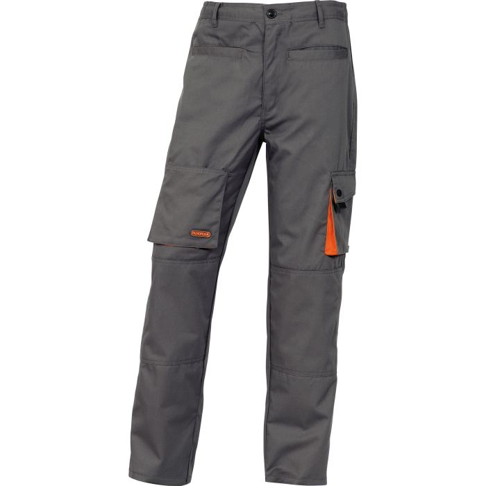 Pantalon de travail MACH2 en polyester/coton Gris/Orange XL Pantalon
