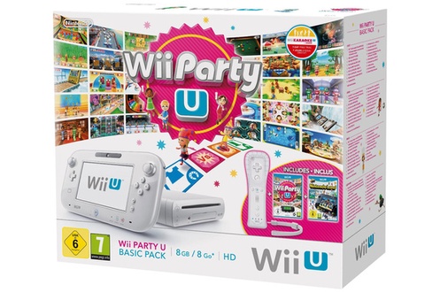 Consoles Wii U Nintendo Wii U Basic Blanche + Wii Party U + Nintendo