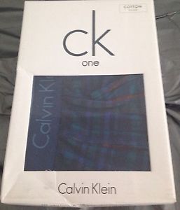 Calvin Klein CK One Mens Underwear Trunk Brief Boxer Short Blue Multi