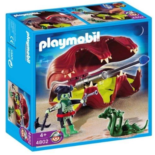 Playmobil Pirate FantÔME Et Coquillage À Canons 4802 pas cher