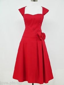 ROBE ROUGE ROCKABILLY / VINTAGE STYLE PIN UP 1950