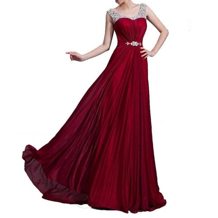 robe mariée longue robes robe pour mariage rouge rouge Achat