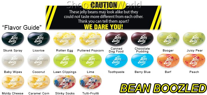 bean boozled beans american candy bonbon americain spinner game
