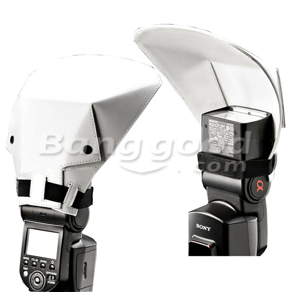 Bounce Réflecteur Diffuseur Softbox Flash Pour Canon Nikon Pentax