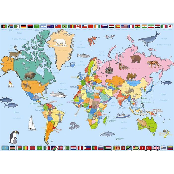 Carte du Monde 250 pièces Achat / Vente puzzle