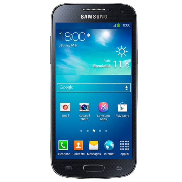 SAMSUNG Galaxy S4 Mini Noir Achat smartphone pas cher, avis et