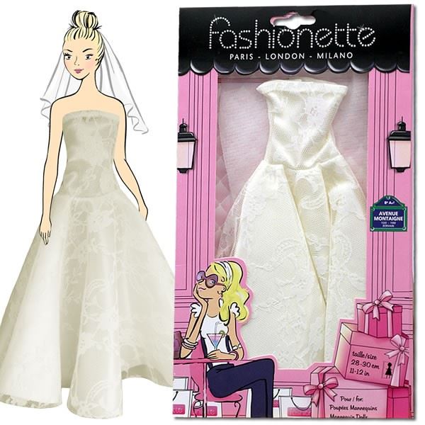 Robe de mariée pour Barbie, Steffi, Disney Doll? Achat / Vente