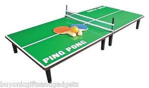 Mini tennis de table dessus de bureau jeu Ping Pong Enfants Famille