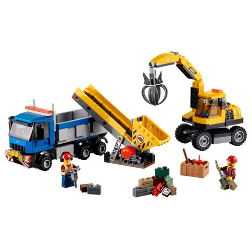 Lego® 60075 City L’excavatrice et le camion LEGO 60075 pas