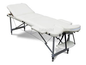 Massage Table LIT Beauté Thérapie Canapé 3 Section ALU Housse SAC