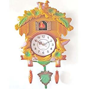 Coucou 41 cm plastique Chalet Pendule Horloge Enfant