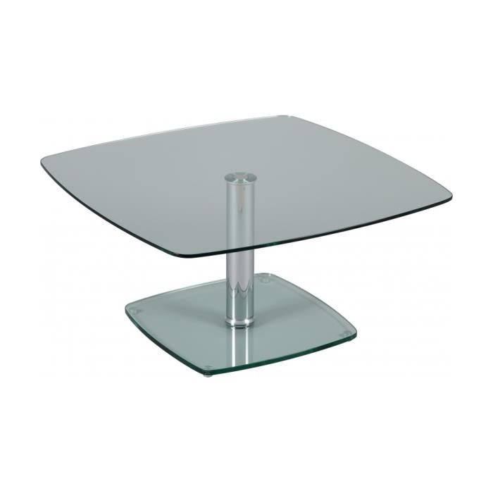Achat / Vente table basse Table basse verre carrée ha