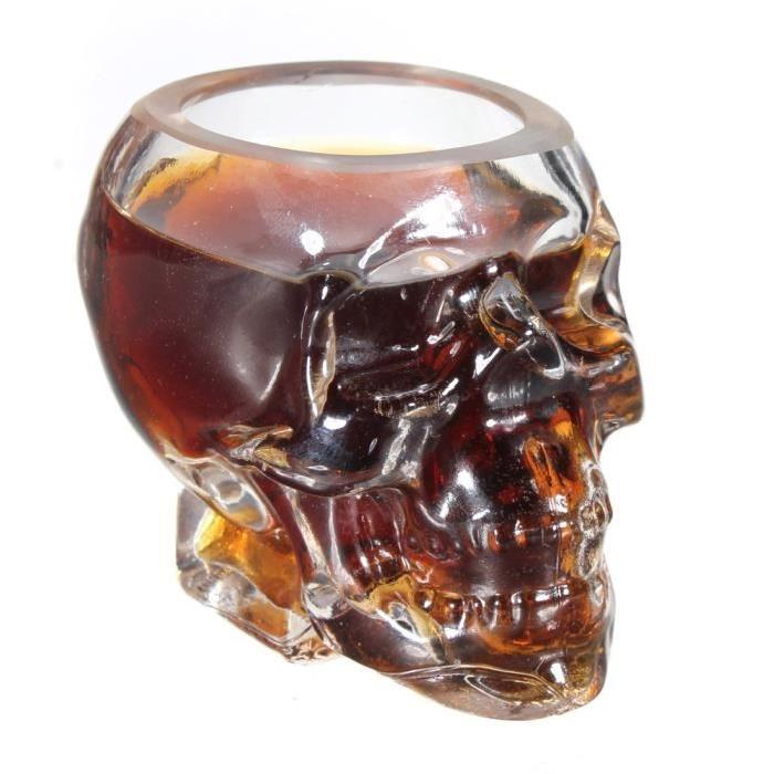 350ml TETE Mort CRANE Coupe Crystal Skull Shot Glass vodka verrerie