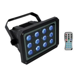 PROJECTEUR LED D’EXTÉRIEUR 12 LED RGB 3W lampe et spot de scène