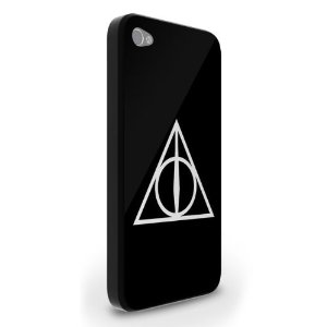 Coque pour iPhone 5 Noir Motif Harry Potter et les reliques de la mort