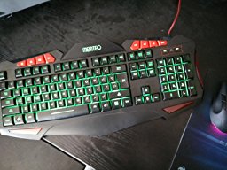 MEMTEQ® Clavier Gaming QWERTY / Keyboard Gaming / Clavier filaire USB