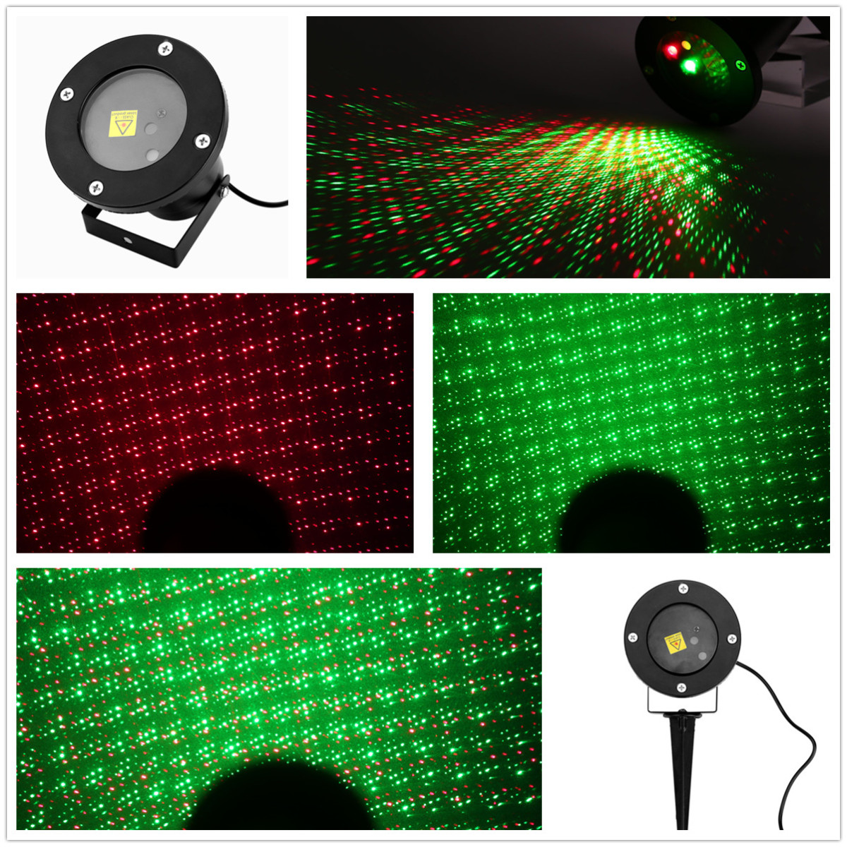LED Laser Projecteur Eclairage Scène Extérieur Jardin