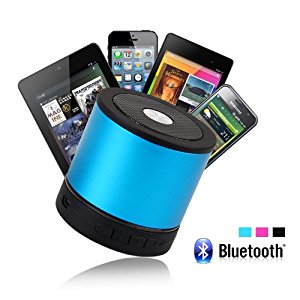 Mini Enceinte Bluetooth Vibrations Bleu Mini Haut parleur Bluetooth