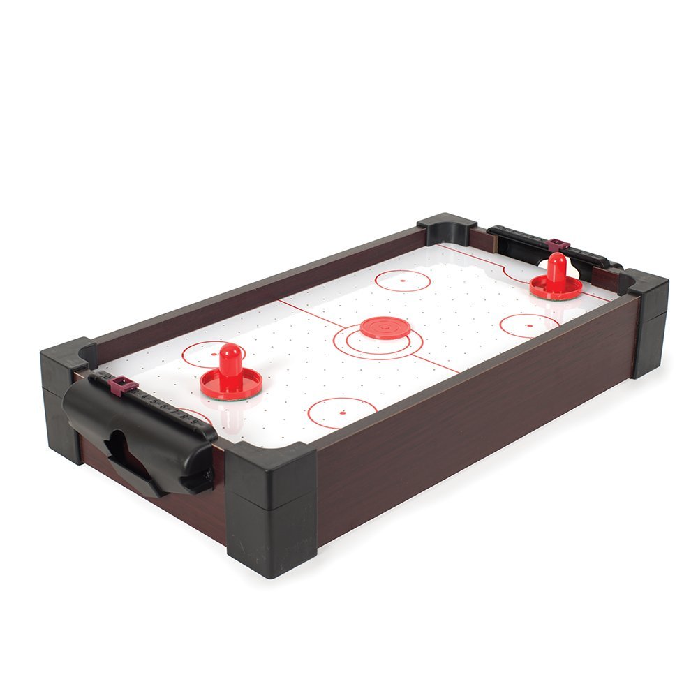 Table Top Air Hockey Game 16″ Family Mini Air Hockey Arcade Game for
