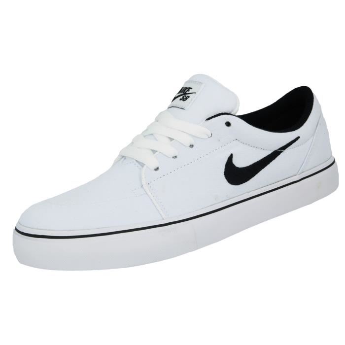 Nike SATIRE CANVAS Chaussures Sneakers Mode Homme Blanc Blanc Achat
