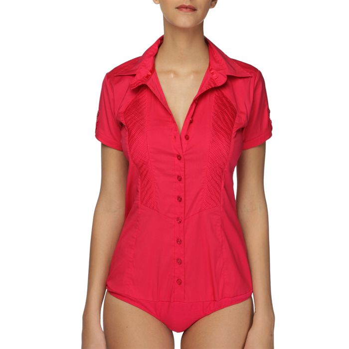GUESS Chemise body FEMME Rouge. Achat / Vente chemisier blouse