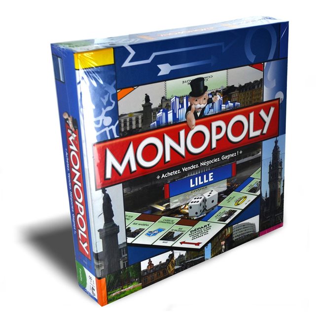 Monopoly lille 2013 couleur unique Winning Moves