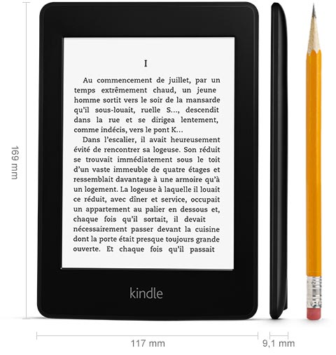 Kindle Paperwhite (5ème génération), Écran Haute Résolution 6