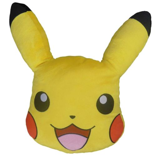 Cti Coussin brodé tête Pikachu Pokemon pas cher Achat / Vente