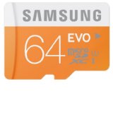 Samsung 64 Go Carte Mémoire EVO Micro SD Classe 10 sans adaptateur MB