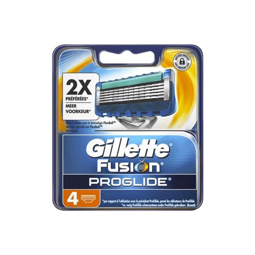 Gillette Fusion Proglide Recharges de lames 4 recharges pas cher