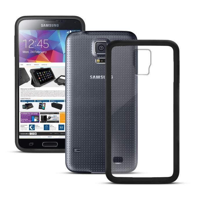 SONIVO Coque Fusion Silicone Samsung Galaxy S5 Achat coque bumper