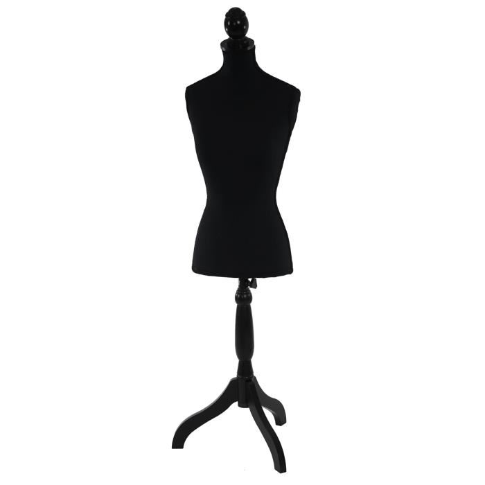 Buste de couture noir mannequin hauteur réglable Achat / Vente