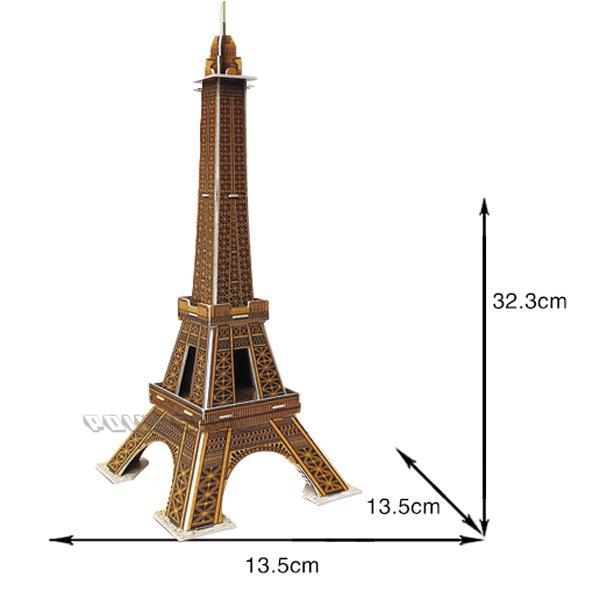 sur MINI Boîte Puzzle 3D Jeux Jouet Educatif Tour Eiffel Enfant