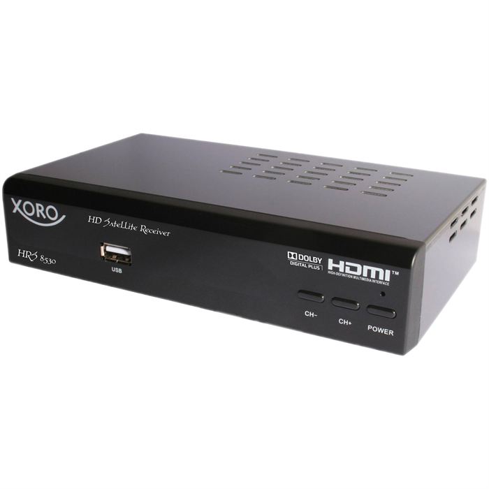 Xoro HRS 8530 HD DVB S2 Récepteur et Magnétoscope numérique avec