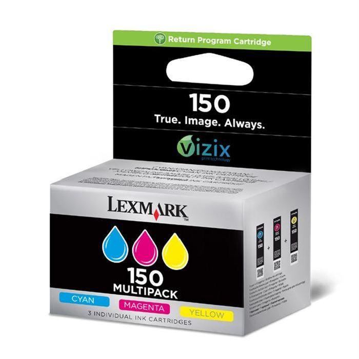 Lexmark 150 Cartouche d’encre Couleurs Prix pas cher Soldes