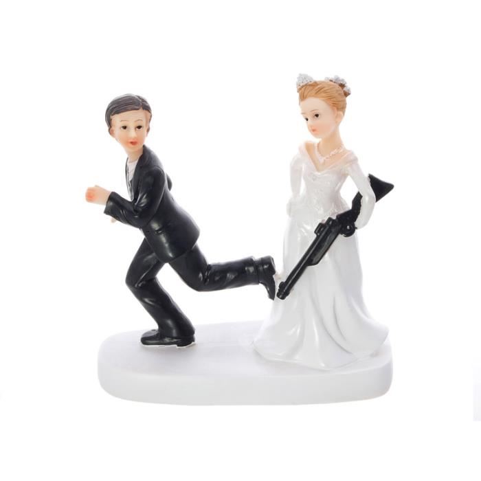 Mariage Sujet Figurine Humour Pièce Montée Chasse Achat / Vente