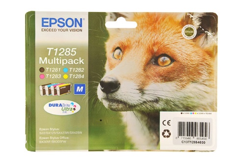 Cartouche d’encre Epson Pack Renard T1285 4 couleurs (1252526)