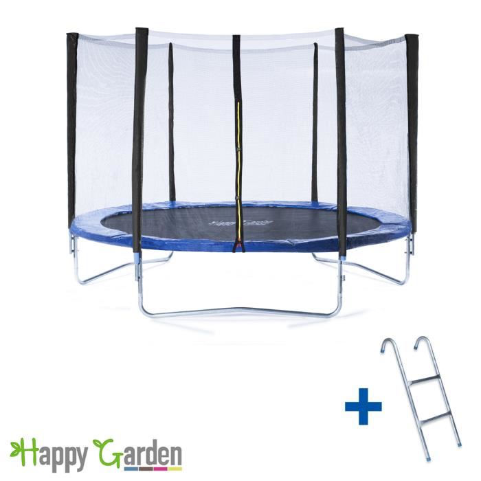 Trampoline 245cm avec filet + échelle Achat / Vente trampoline