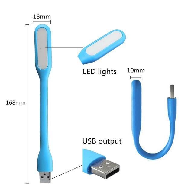 Volibear Lampe LED USB pour ordinateur portable PC portable ?bleu