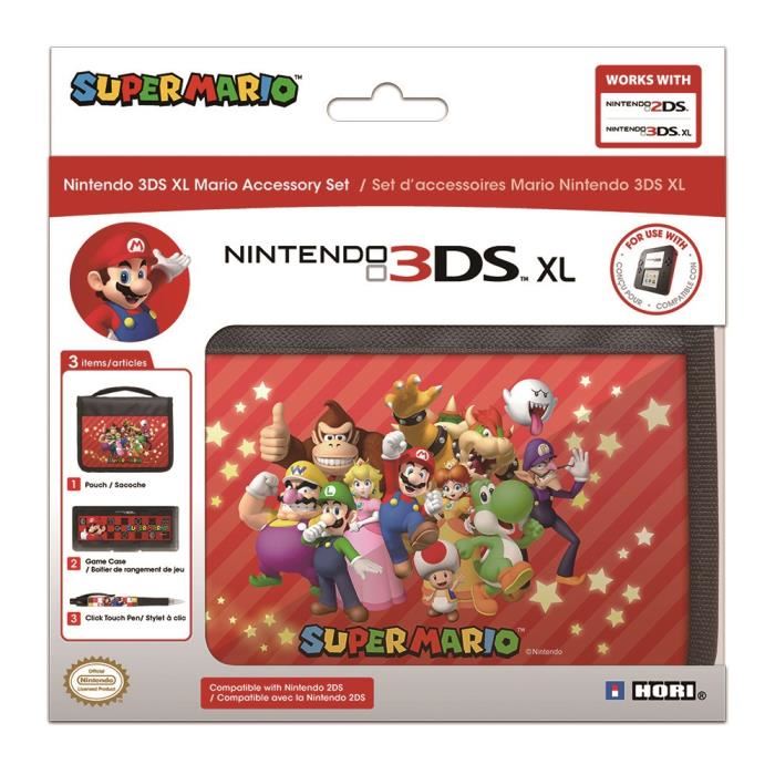 3DS New 3DS XL Achat / Vente pack accessoire Pack Mario pour 3DS XL