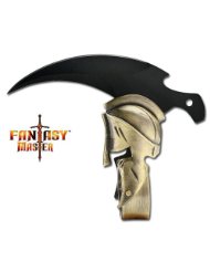 300 Bague couteau casque chevaliere Roi de Sparte FM020G