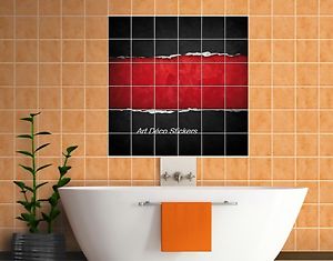 Sticker carrelage mural faience deco cuisine ou salle de bain Design