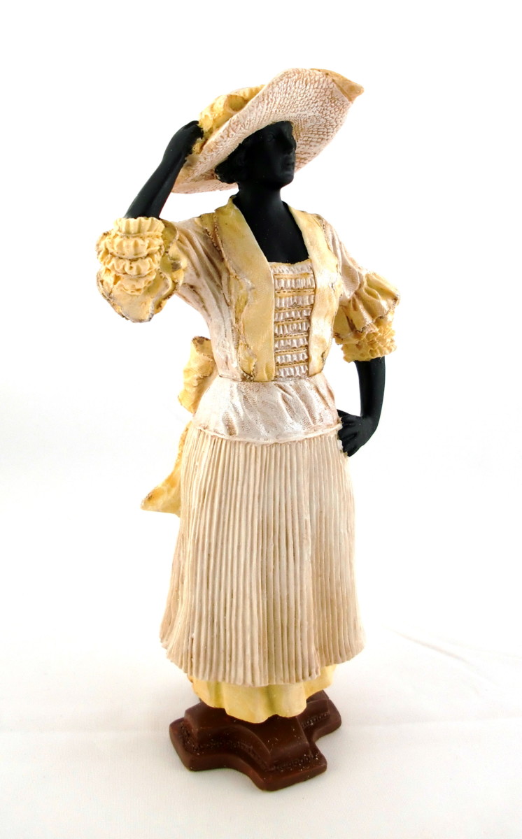 Accessoires DE Couturière Mini Robe Dorée SUR Mannequin Pour Maison