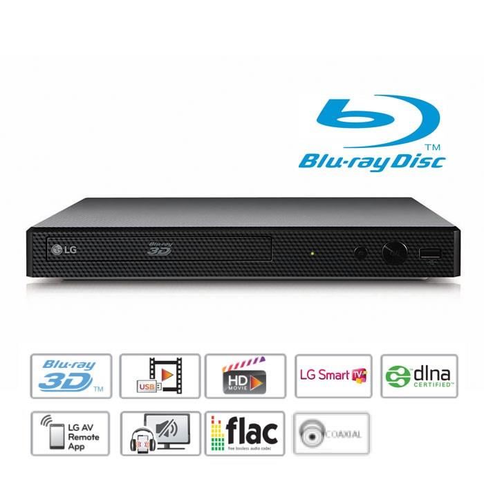 lg bp450 lecteur blu ray dvd full hd usb smart tv lecteur blu ray