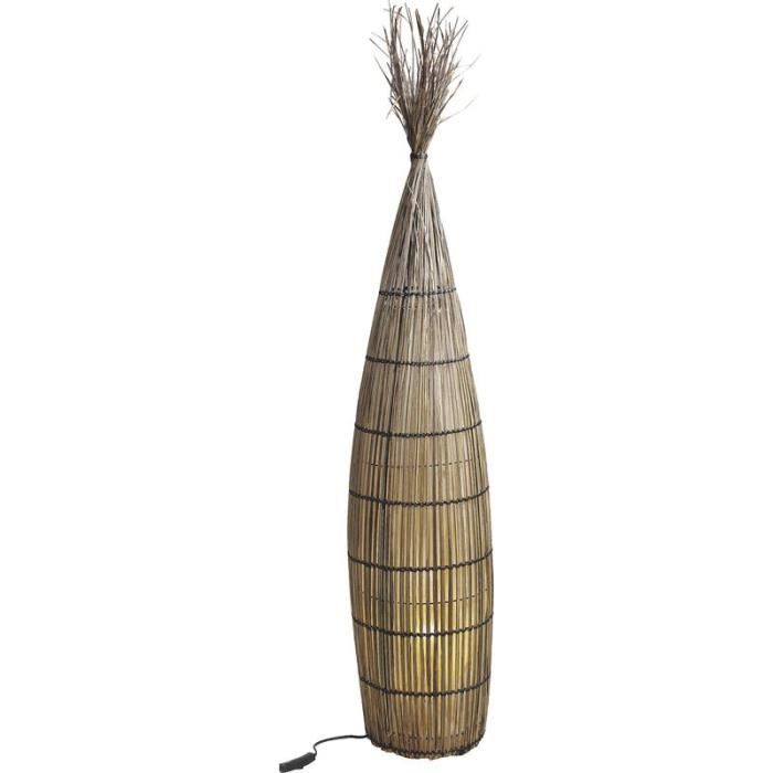 Lampe en bambou Ø 25 H 130 cm Achat / Vente Lampe en bambou Ø 25 H